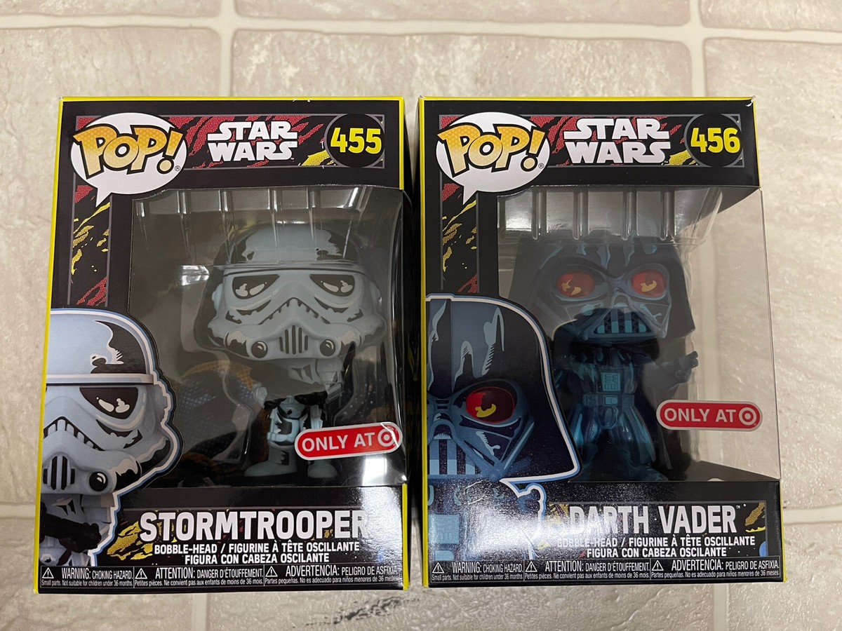 Funko Pop! STORMTROOPER #455 & DARTH VADER 