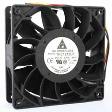Delta 120mm PWM Fan TFC1212DE 252CFM vs PFB1212UHE Most Powerful Server/CaseFan
