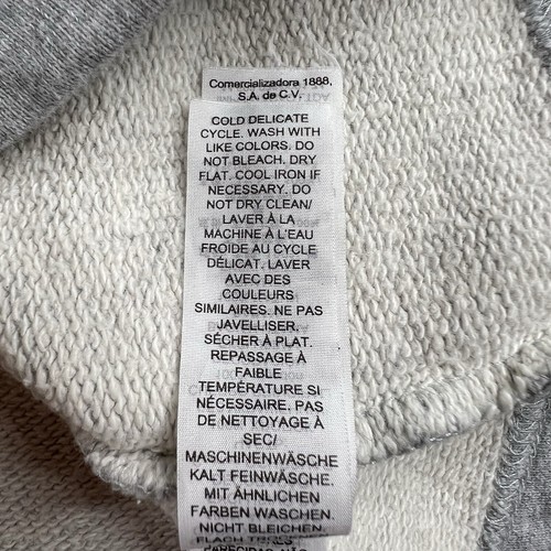 Tory Burch French Terry Chevron Pullover Sudadera con Capucha Para Mujer Talla S Pequeña Gris Claro - Imagen 7 de 15