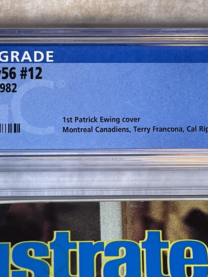 Patrick Ewing 1st Sports Illustrated CGC 8.5 Newsstand March 22, 1982 - New Slab - Image 2 of 2