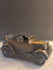 1974 Banthrico Metal Coin Bank Car, 1929 Ford Model A, Vintage Patina Collector