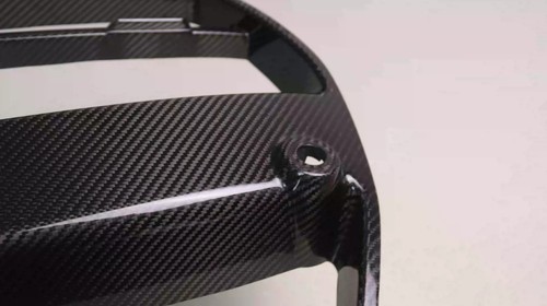 PARA BMW M3 G80 M4 G82 G83 2021-2024 REAL NARIZ FIBRA CARBONO PARRILLA ESTILO ST - Imagen 14 de 16