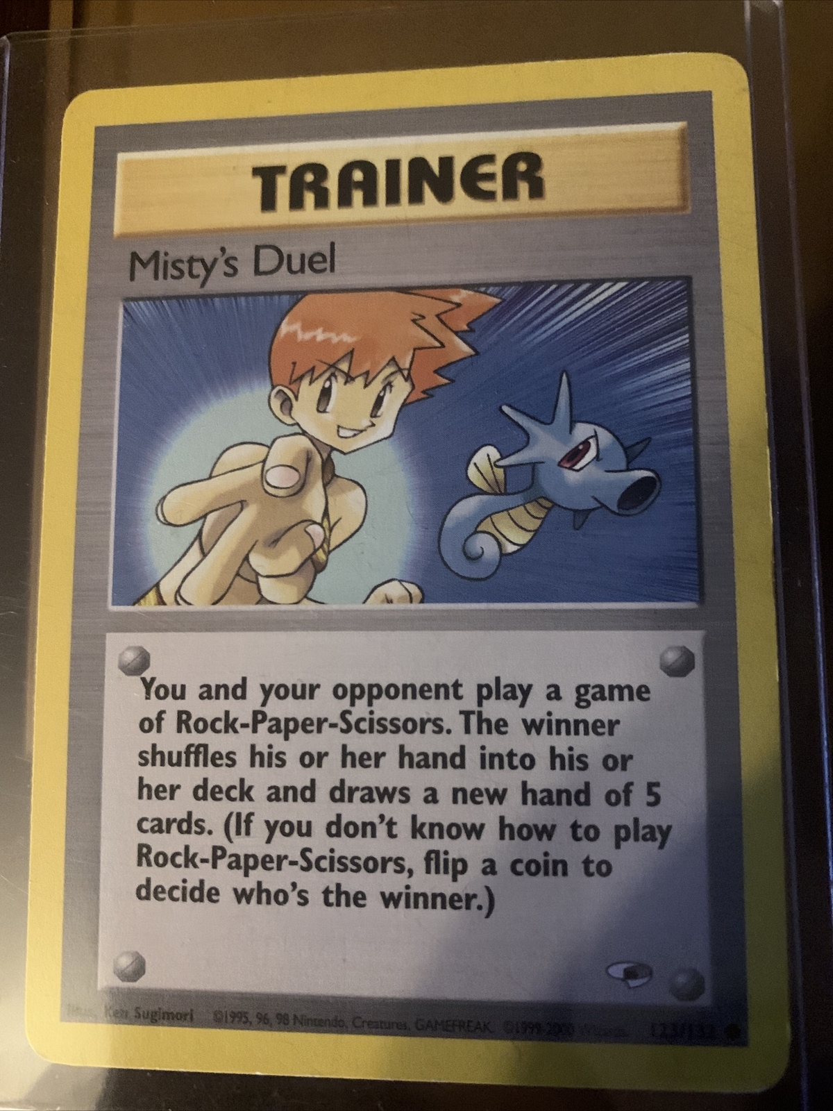 MISTY’S DUEL - Gym Heroes Set - 123/132 - Common - Pokemon Card - NM