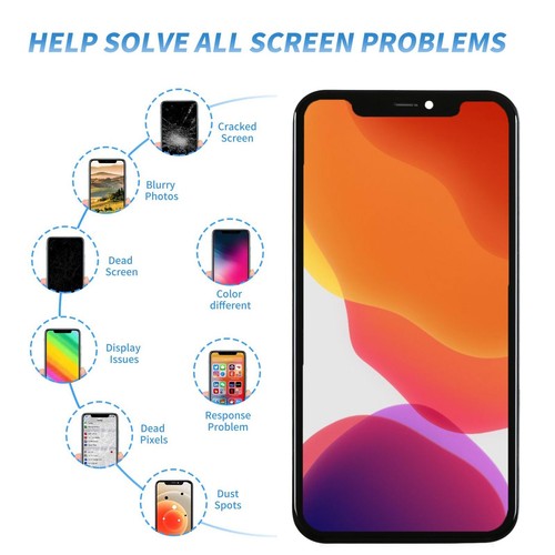 For iPhone 11 LCD Display Screen Replacement Lens Touch Digitizer Assembly OLED - Picture 5 of 22