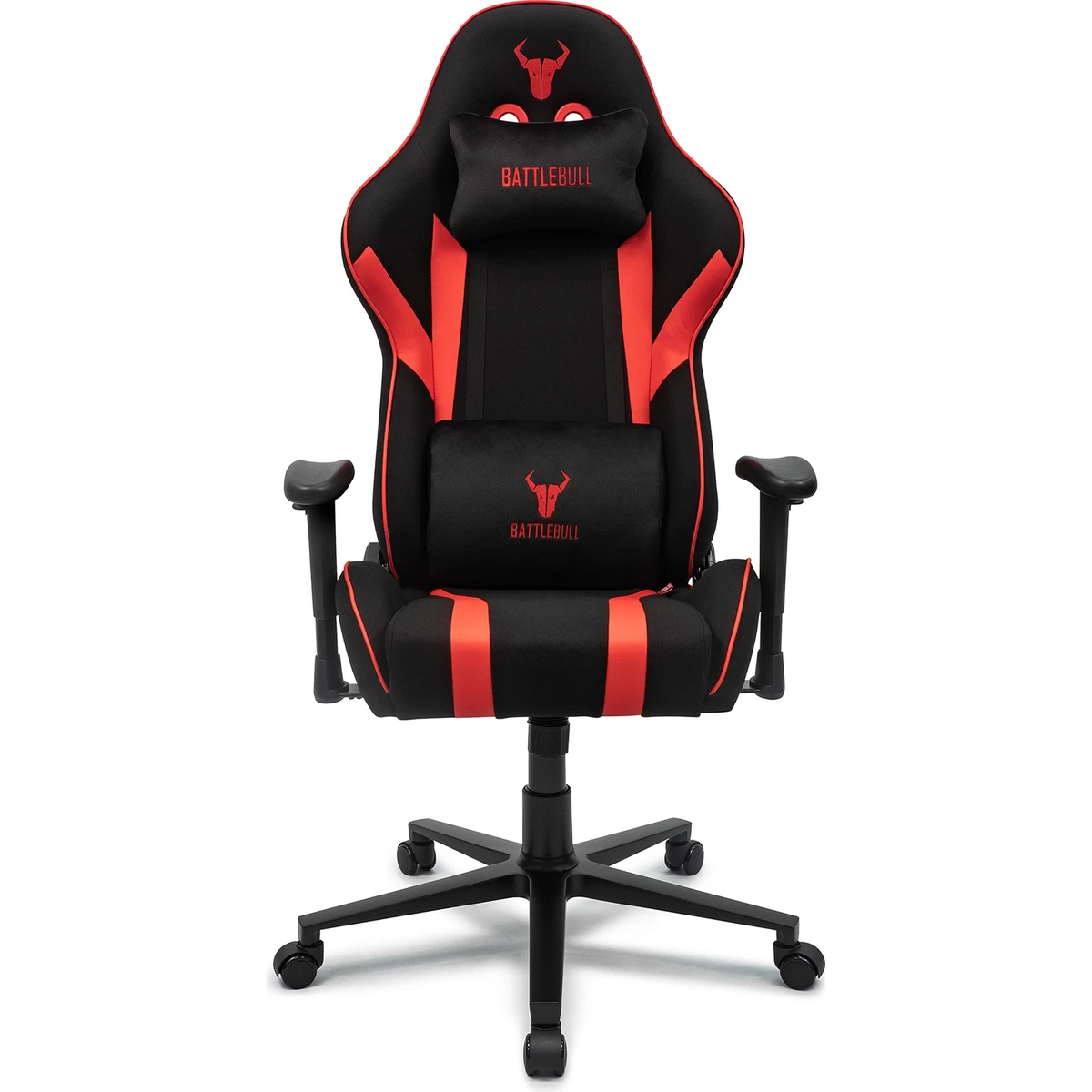 NEW BattleBull Tyro Gaming Chair Black Red BB 643926 eBay