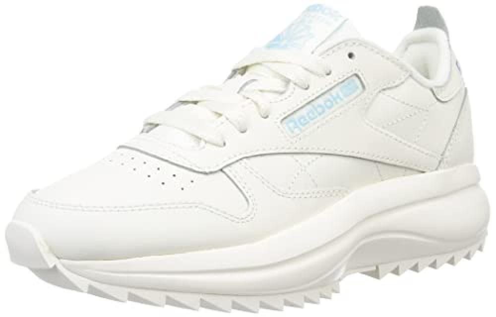 (TG. 37.5 EU) Reebok Classic Leather SP Extra, Sneaker Donna, Chalk/BLUPEA/Chalk