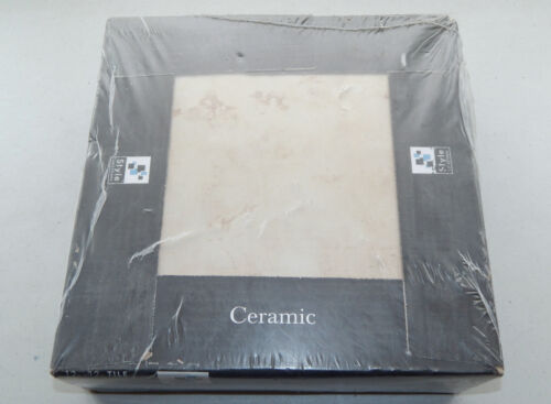 New Style Selections 12 X 12 Cream Ceramic Floor Tile 11 Units READ DESCRIPTION!