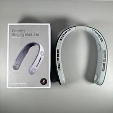 Portable 4-Turbo Neck Fan | Vaneless Hanging Neck Fan | Bladeless | Open Box