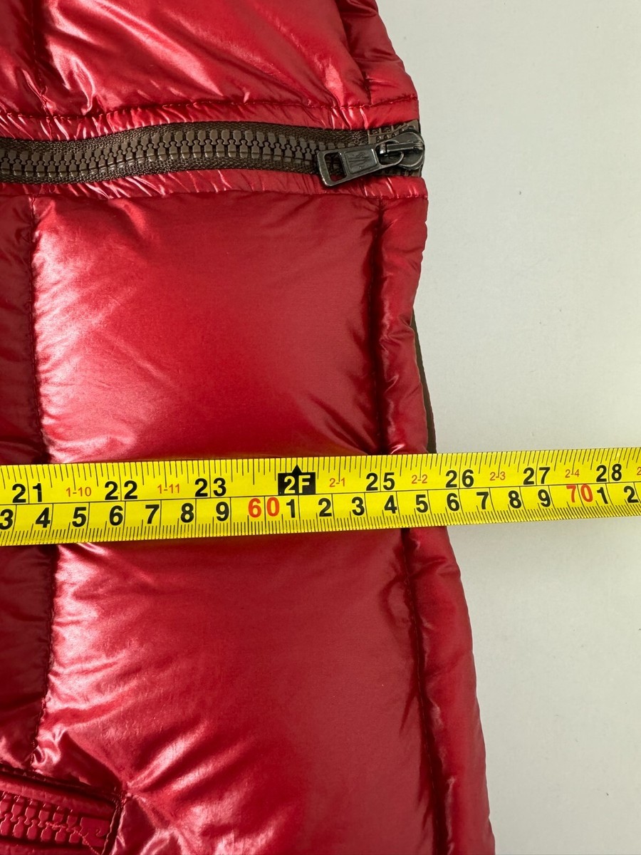 Moncler jacket Zin size 2 red | eBay