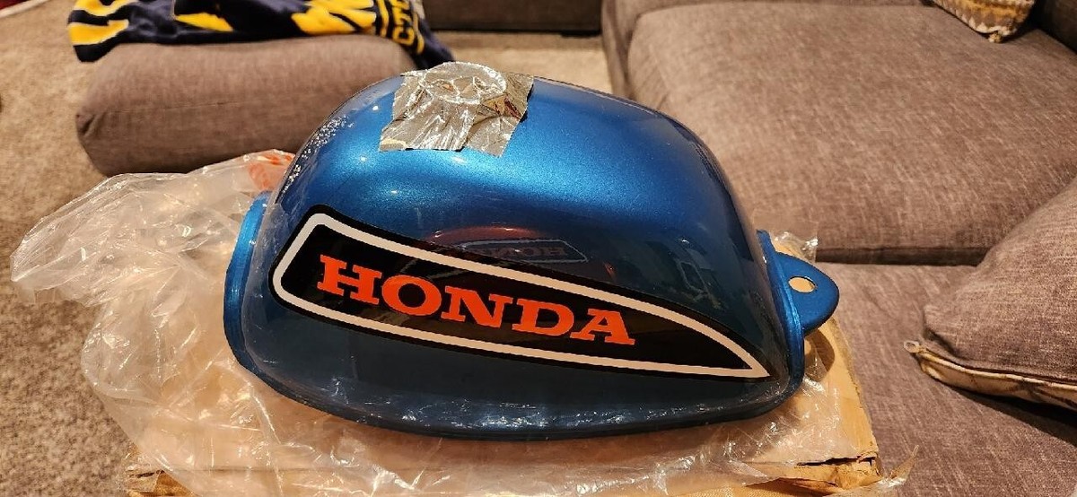 HONDA Z50 1973 K4 Tank Decals & Sidecover Logo Type C DARK ORANGE