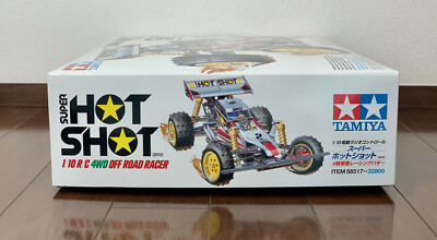 自動車 TAMIYA SUPER HOT SHOT 1/10 4WD TAMIYA 58517 1/10 R/C HIGH PERFORMANCE 4WD OFF ROAD RACER