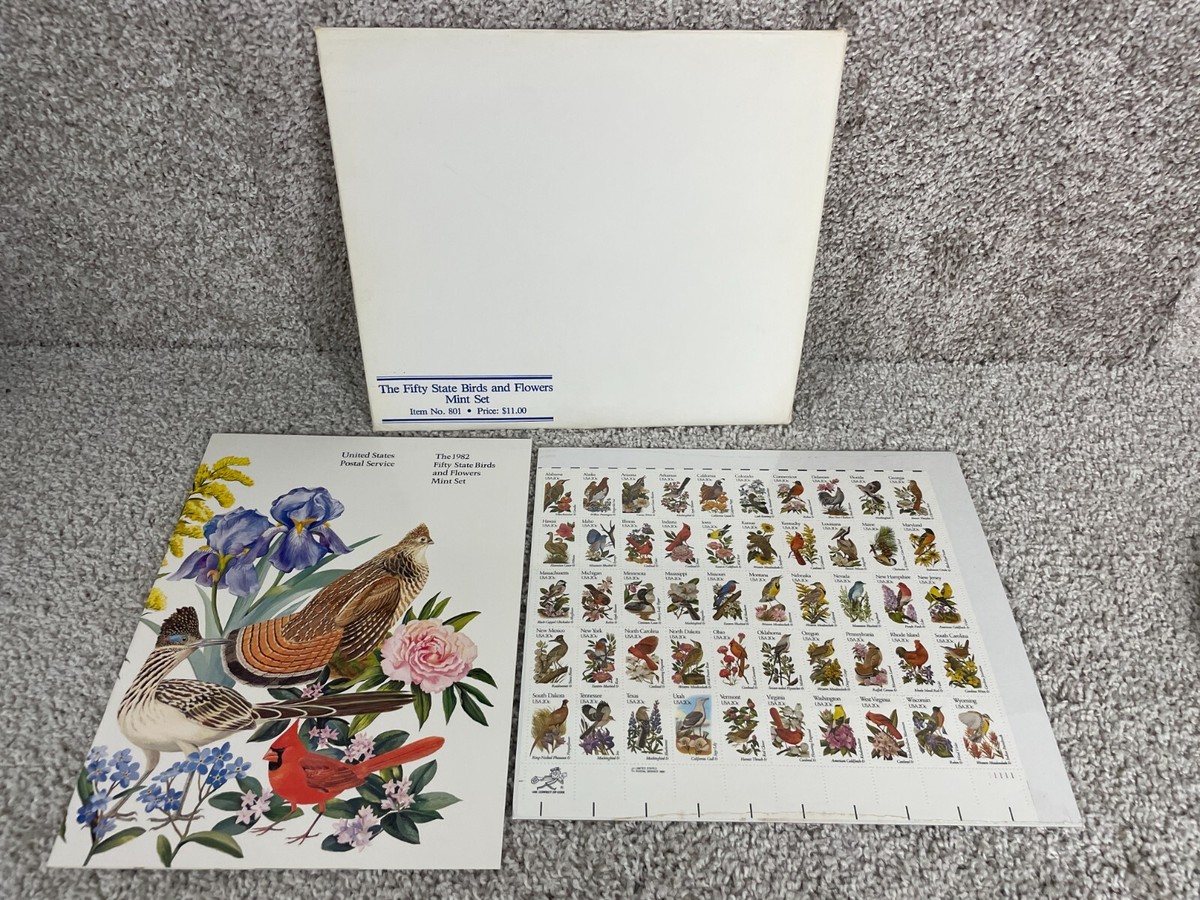 Vintage United States Postal Service The Fifty State Birds