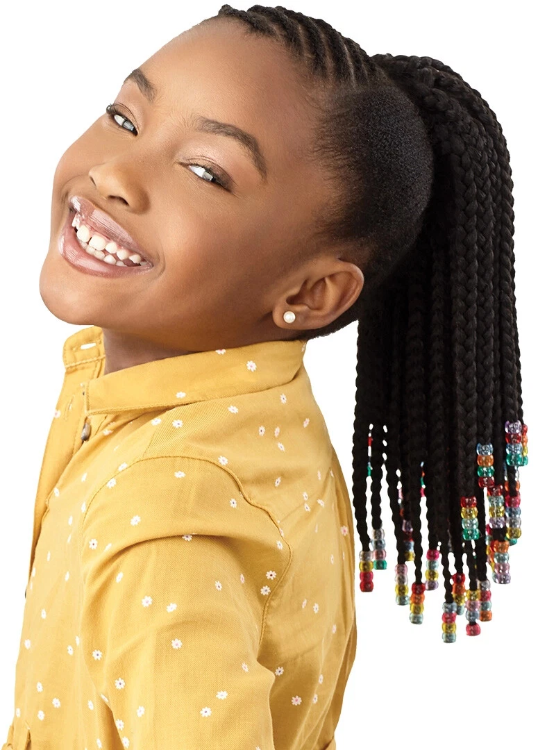 Kids braided ponytail outlet