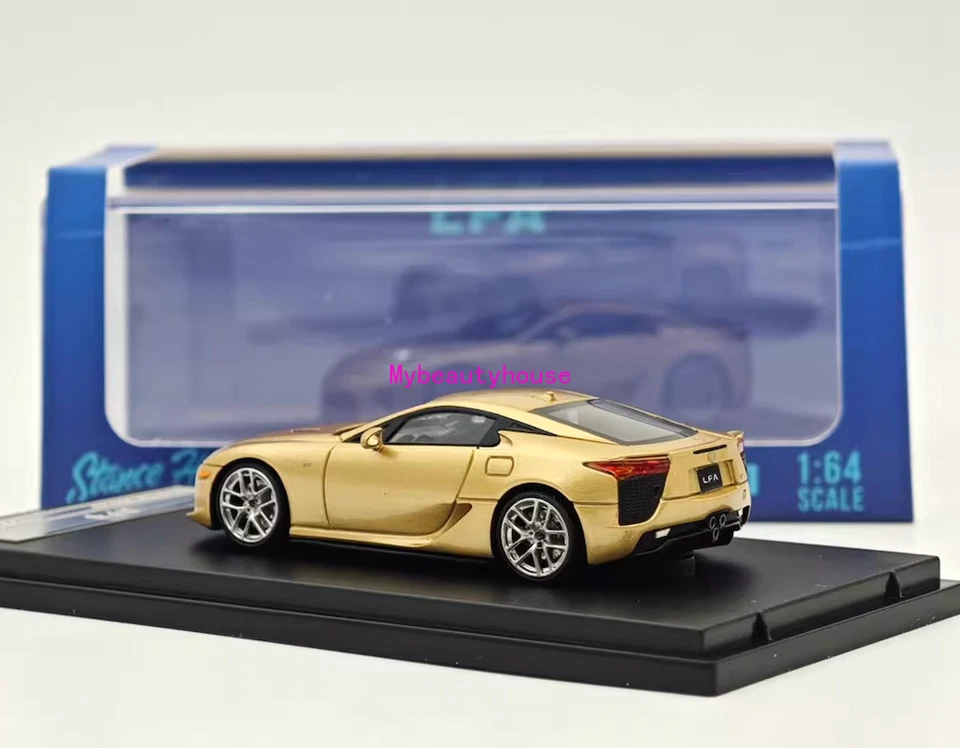 SH 1:64 Gold LFA Coupe Sports Model Diecast Resin Car - Image 4 of 4