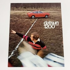 DATSUN 1200 COUPE / folder brochure 4p NL 1973 / rare!