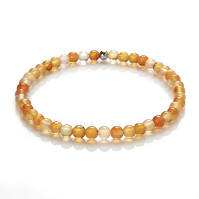 Edelstein Armband - 4mm Kugel-Armband Naturstein - Perlenarmband - viele Farben