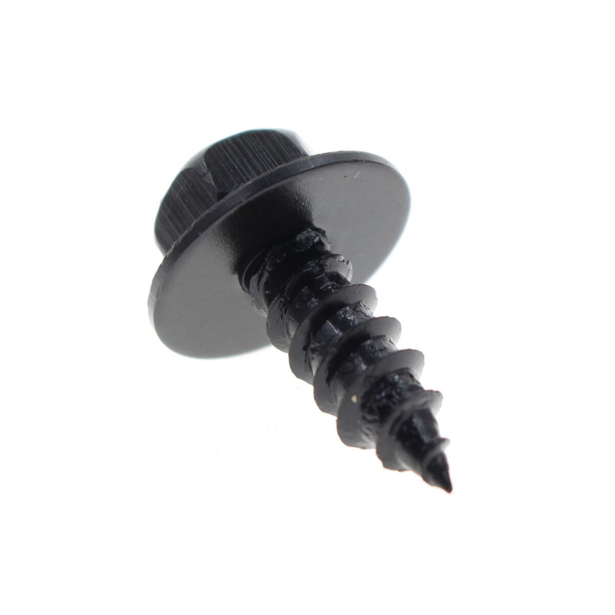 50-Pack Black Hex Head Bolt W/ Washer Rivet Screws For BMW Bumpers, Splash Guards & Trim