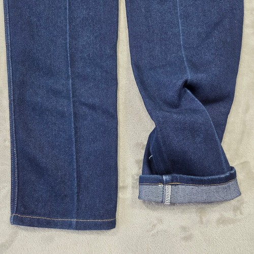 Vintage Lee Jeans Damen 10 Petite Dark Wash High Rise Mom Retro Chic Freizeit - Bild 4 von 9