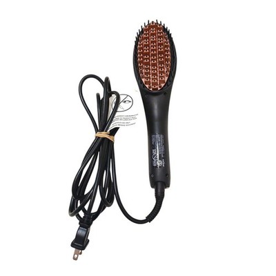 Simply Straight Ceramic Straightening Brush Argan Oil Infused Ionic ANTI Frizz