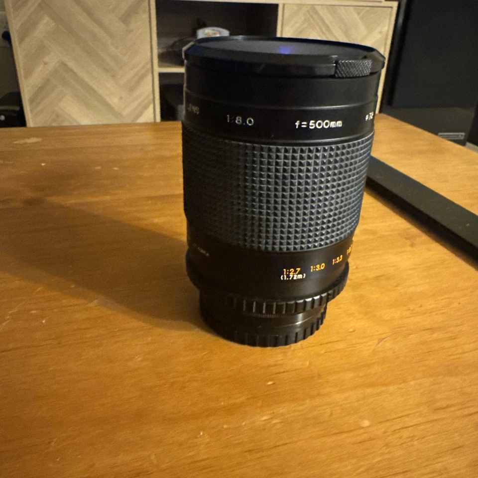 Quantaray for  Sony Cameras 500mm f8.0 CN MC Mirror Lens w/ Caps & Filters - Image 2 of 4