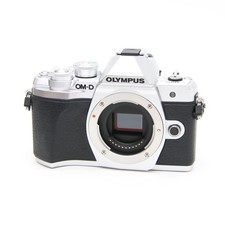 Olympus OM-D E-M10 Mark III Silver Mirrorless Camera Body -MINT- 187