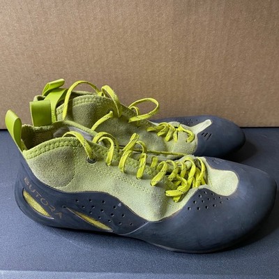 Butora Altura Climbing Shoes Wide Fit Lime Green High Top Mens 11 Womens 12
