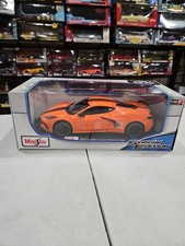 Maisto Special Edition 1/18 Diecast Chevrolet 2020 C8 Corvette Sebring Orange
