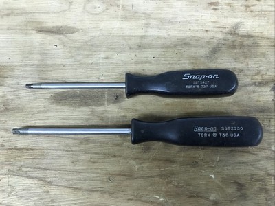 Lot Of 2 Snap On USA Torx Screwdrivers T27 And T30