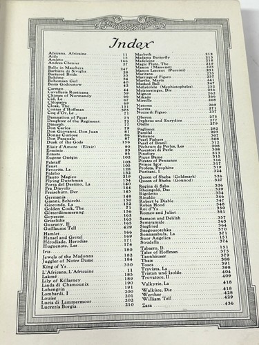 The Victrola Book Of The Opera by Samuel Holland Rous HC 1919 Victor Opera - Picture 5 of 11