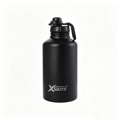 Xsazni 64 oz Insulated Water Bottle Stainless Steel Vacuum Flask Leak-Proof Lid