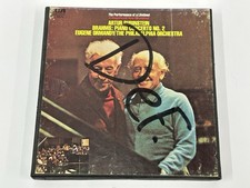 Artur Rubinstein Concerto Brahms No. 2 Op. 83 Eugene Ormandy Reel To Reel Tape