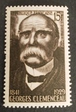 SORTI ALBUM FRANCE TIMBRE 918 G CLEMENCEAU 1951 NEUF** MNH LUXE
