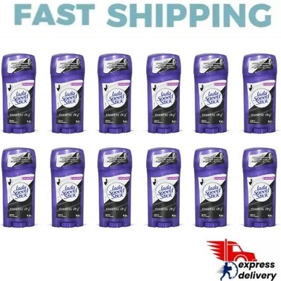  SCHNELLER VERSAND 12X Lady Speed Stick Powder Fresh Invisible Dry Deodorant ...