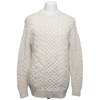 Aran Woollen Mills, Strickpullover, Größe: XL, model: aran, Weiß #kZf