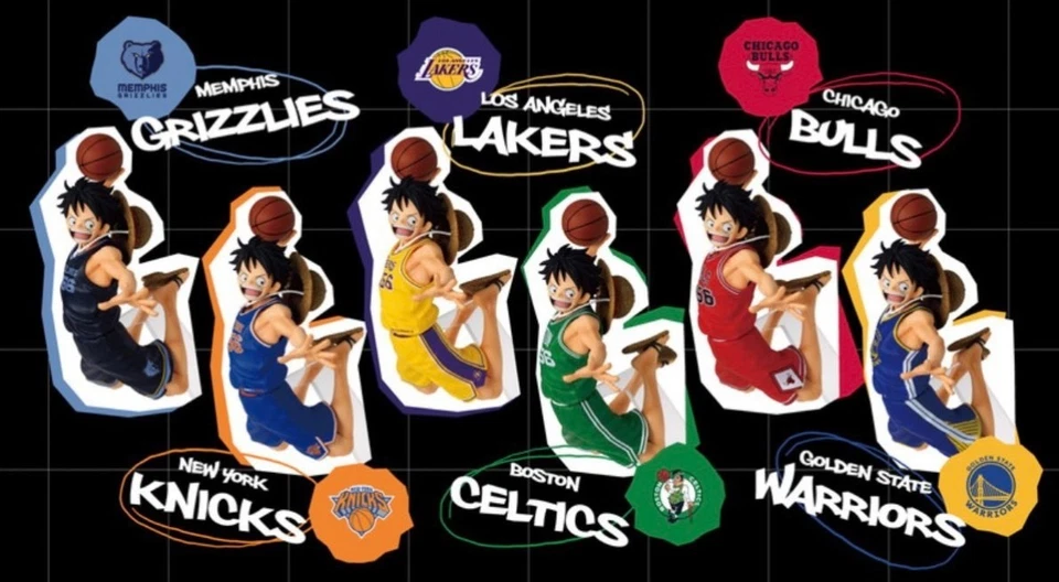 PSL ONE PIECE ×NBA MASTER STARS PIECE THE MONKEY.D.LUFFY - Image 2 of 4