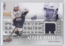 2011-12 Upper Deck Rookie Materials Jonathon Blum #RM-JB 2u3