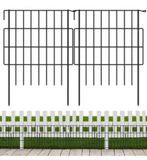 Animal Barrier Fence 17in H x 10.6ft L , No Dig Garden Fence with 1.25 in Gap