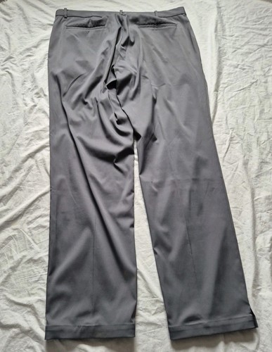 Nike Golf Dri-Fit Men's Trousers Grey Straight Leg Zip Fly W38 L34 Lightweight - Bild 6 von 8