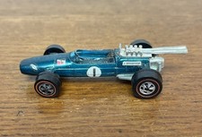 Hot Wheels 1969 Redline Brabham Repco F1 Diecast Car in Spectraflame Blue