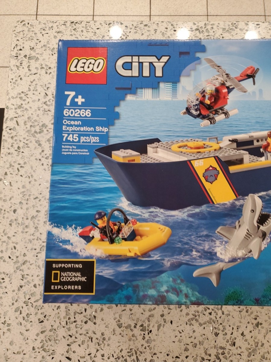 LEGO City 60266 Ocean Exploration Ship New Factory Sealed 7+