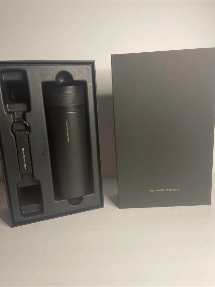 Nuevo RANGE ROVER Taza de café de viaje de acero inoxidable Taza Termo Botella y llavero Foto 2 de 4