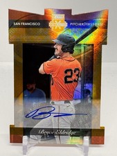 Bryce Eldridge 2023 Elite Extra Autograph /10 Gold DieCut Giants Auto 2002 Retro