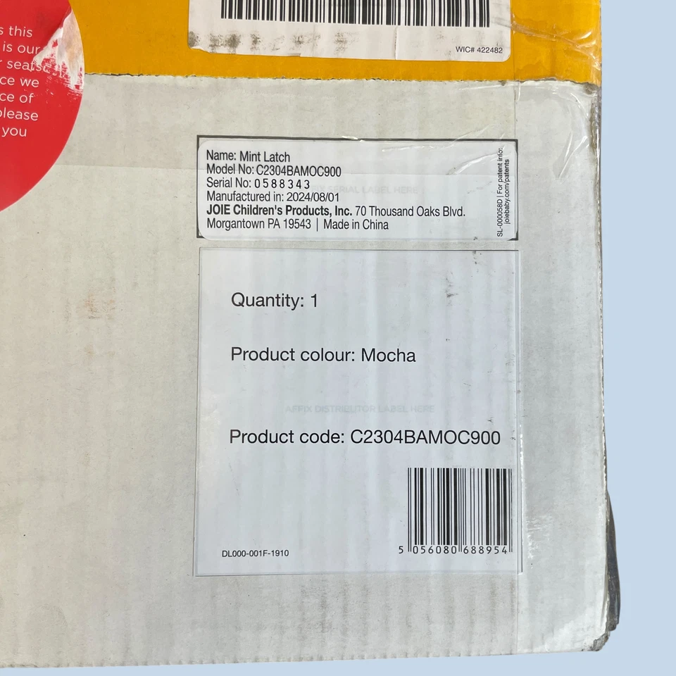 Mint Latch Baseless Infant Seat Mocha C2304BAMOC900 2024 #N8954 (AR) - Image 2 of 4