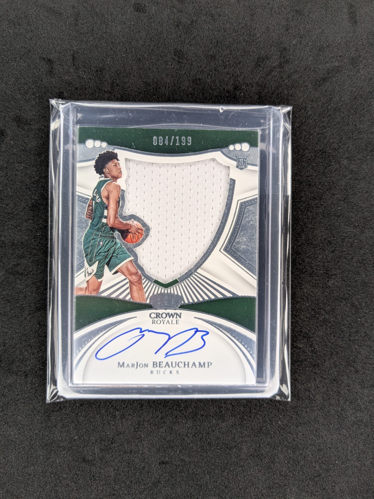 2022 PANINI CROWN ROYALE #102 ROOKIE SILHOUETTES MARJON BEAUCHAMP /199