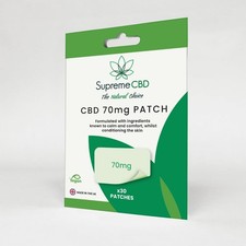 Supreme CBD patches 70mg contains 30 patches