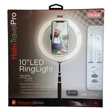 HALO Travel Pro 10 LED Ring Light Vlogging Series for Instagram Tiktok Youtube