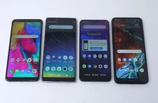 Lot of 4 Working Modern Smartphones - LG Stylo 5 / Jetterbug Smart3 / Nokia G300