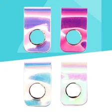  4pcs Line Storage Clip Snap Button Winder Portable Earphone Data Cable Storage