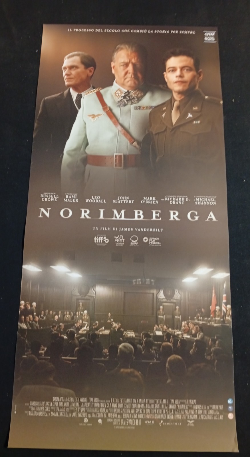 Locandina originale film Norimberga (2025) - Regia di James Vanderbilt