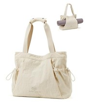 Gym Tote Bag for , Lightweight Yoga Mat Bag with Wet Dry Storage Pocket  Mul...